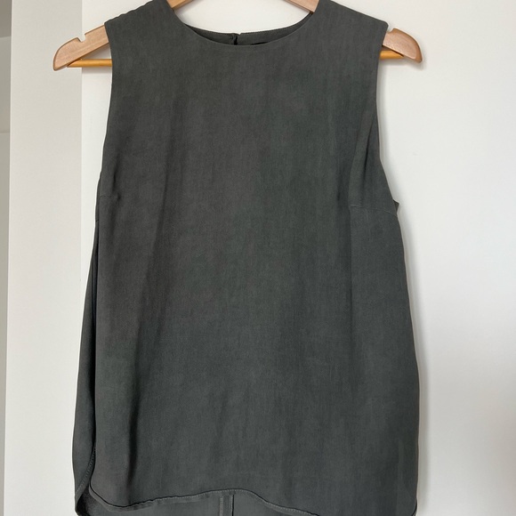 Two piece dark grey silk combo - Picture 5 of 5